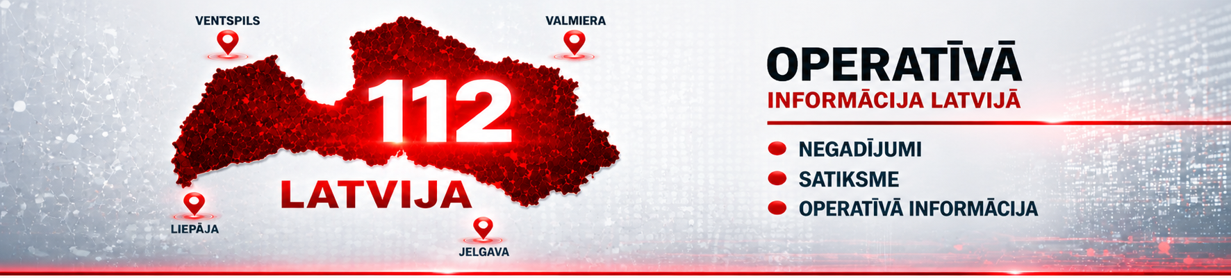 112 Latvija — operatīvā informācija Latvijā