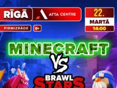 Minecraft pret Brawl Stars . Riga . 22.03.2025