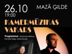 Kamermūzikas vakars A. Rosputko, G. Pišnjaks. .Riga.26.10.2024