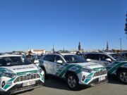 Rīgas pašvaldības policijas autoparku papildinājušas 22 jaunas automašīnas “Toyota RAV4”