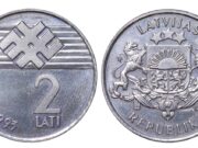 Latvijas monētas – 2 lati (1993)