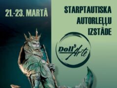 21. martā Rīgā tiek atklāta grandioza starptautiska dizaineru leļļu izstāde Doll’Arte