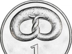 Latvijas monētas – 1 lats – Kliņģeris