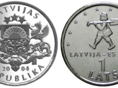 Latvijas monētas – 1 lats – Sprīdītis