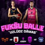 Fukšu balle: Rīgas Zeļļi vs Latvijas Universitāte, TTT Rīga vs Panevežys