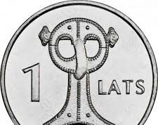 Latvijas monētas – 1 lats – Pūcessakta