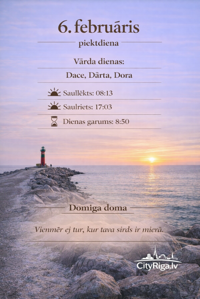 Dienas raksturojums 06.02.2026