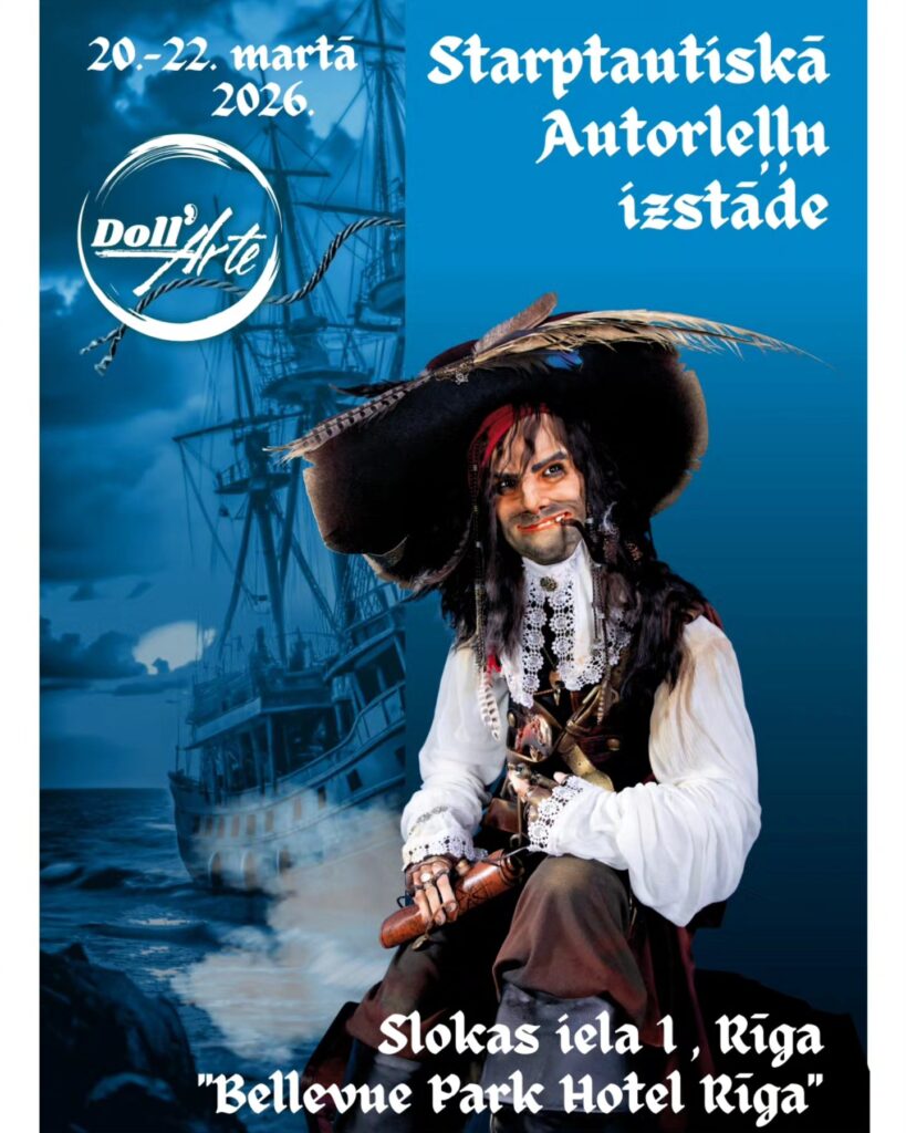 Otrā starptautiskā autorleļļu izstāde – Doll’Arte – 2026