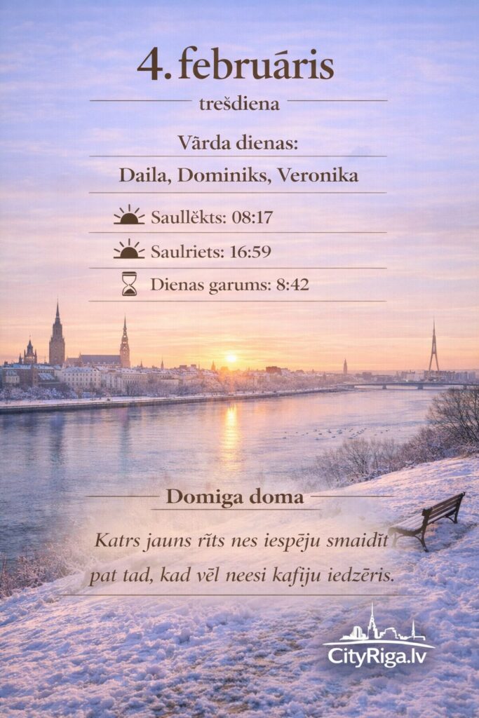 Dienas raksturojums 04.02.2026