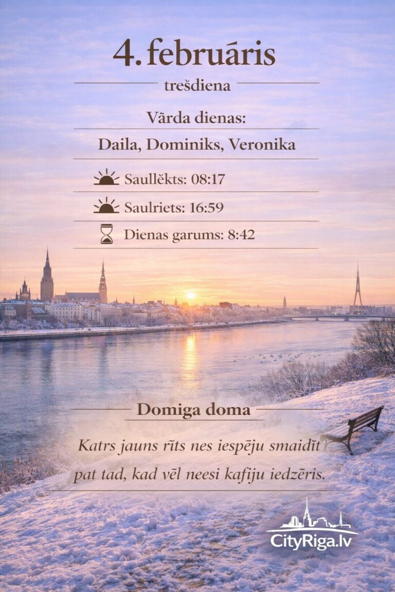Dienas raksturojums 04.02.2026