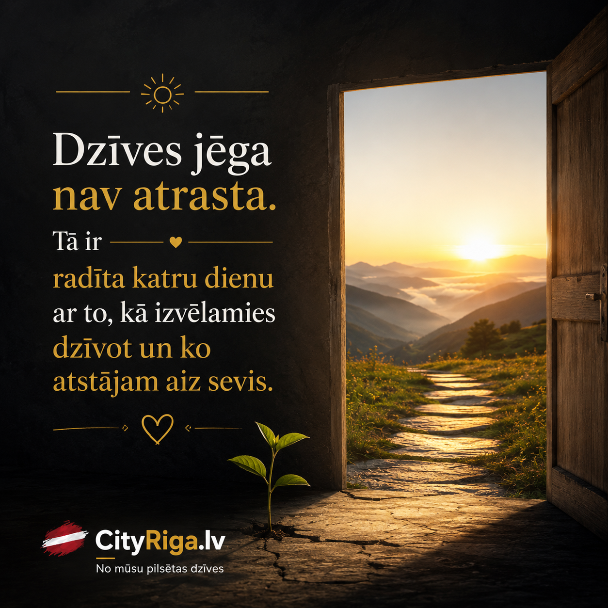 Par dzīves jēgu