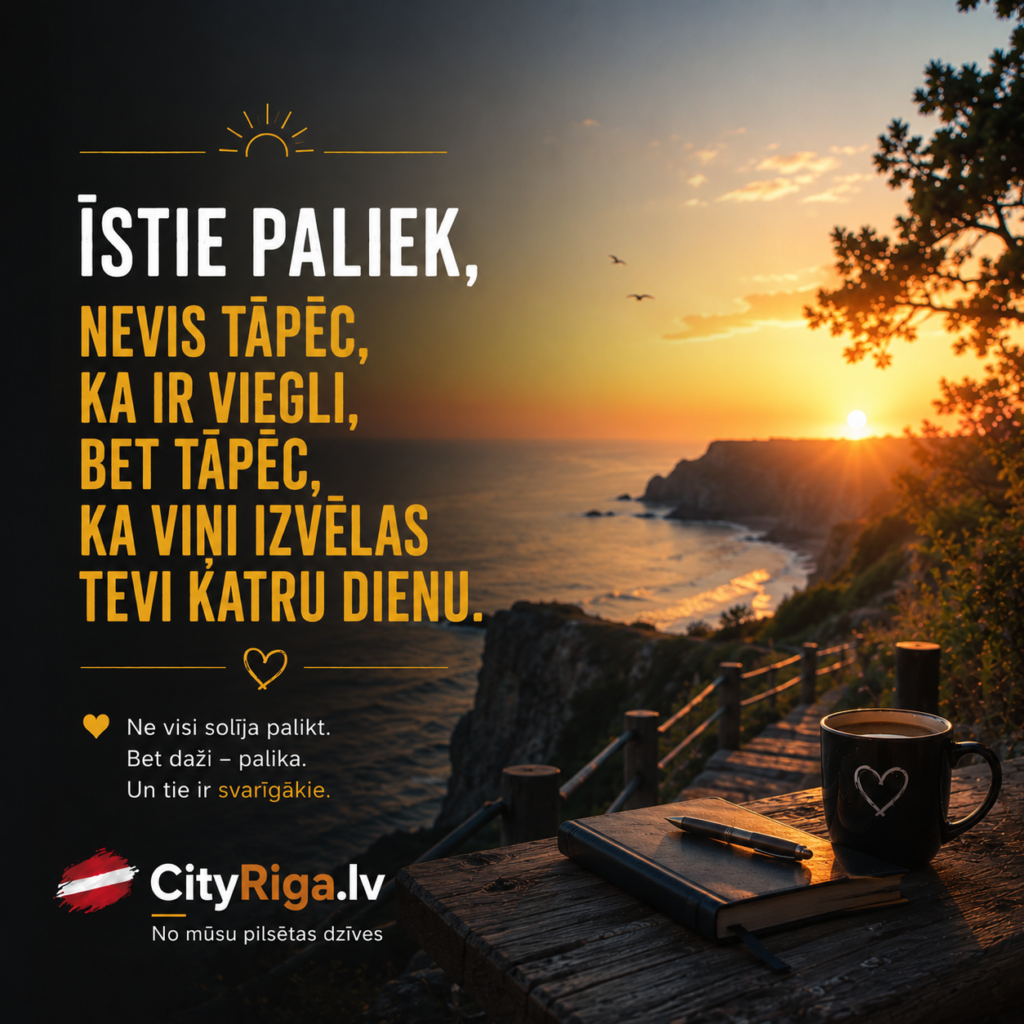 Par cilvēkiem, kuri paliek