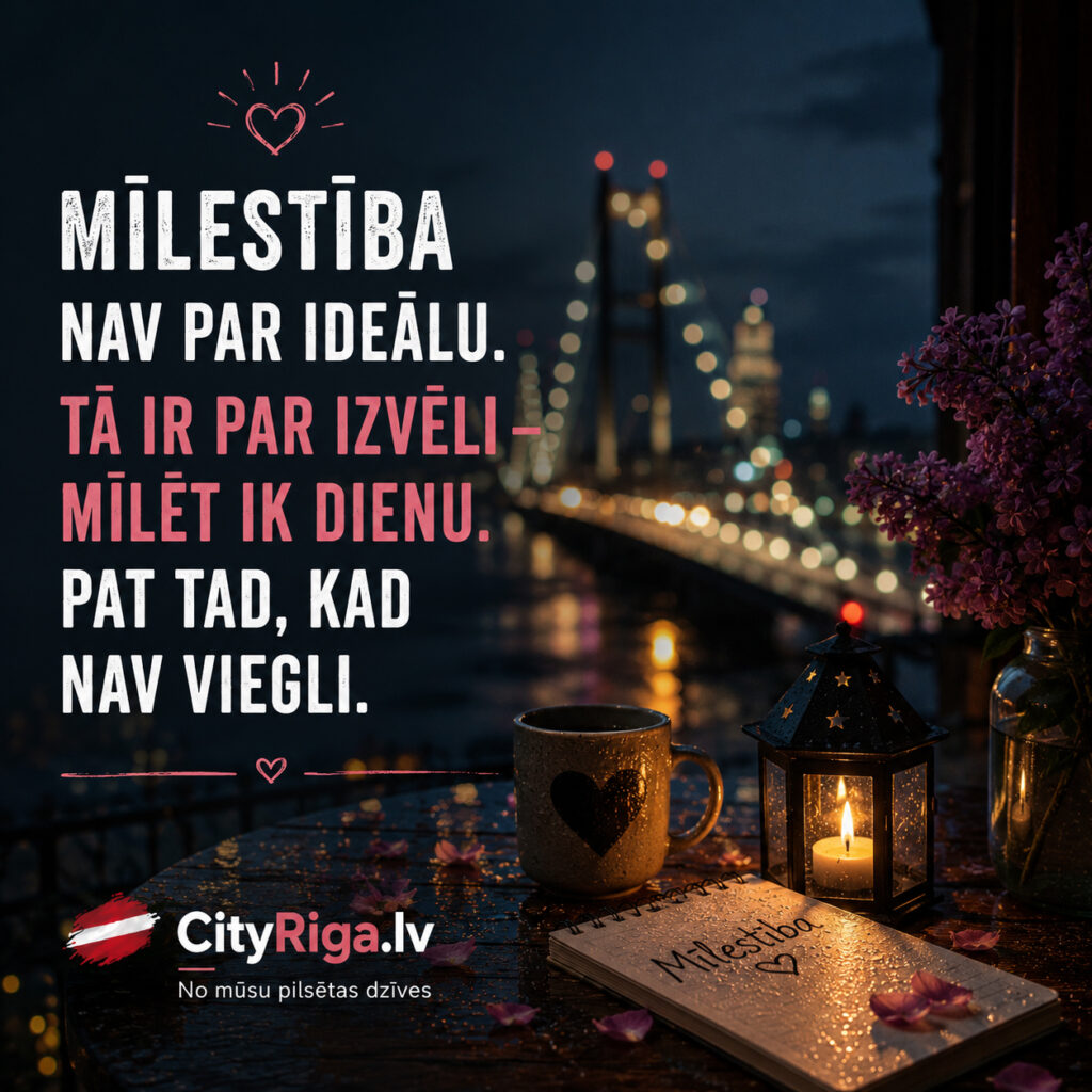 Par mīlestību un izvēli palikt kopā