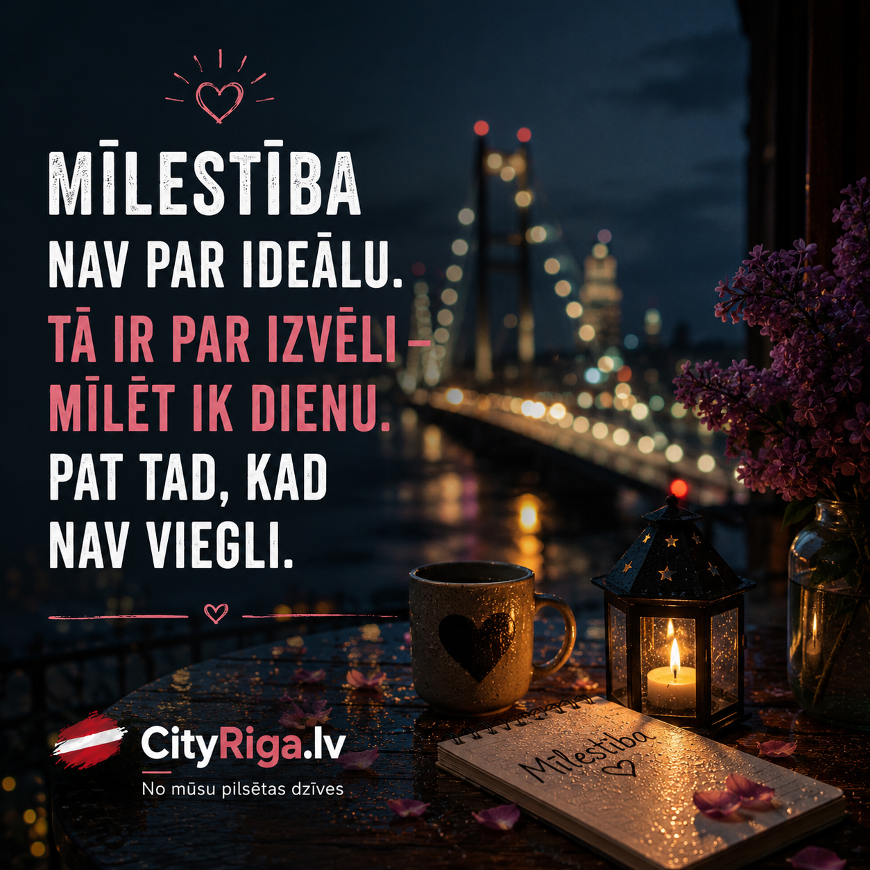 Par mīlestību un izvēli palikt kopā