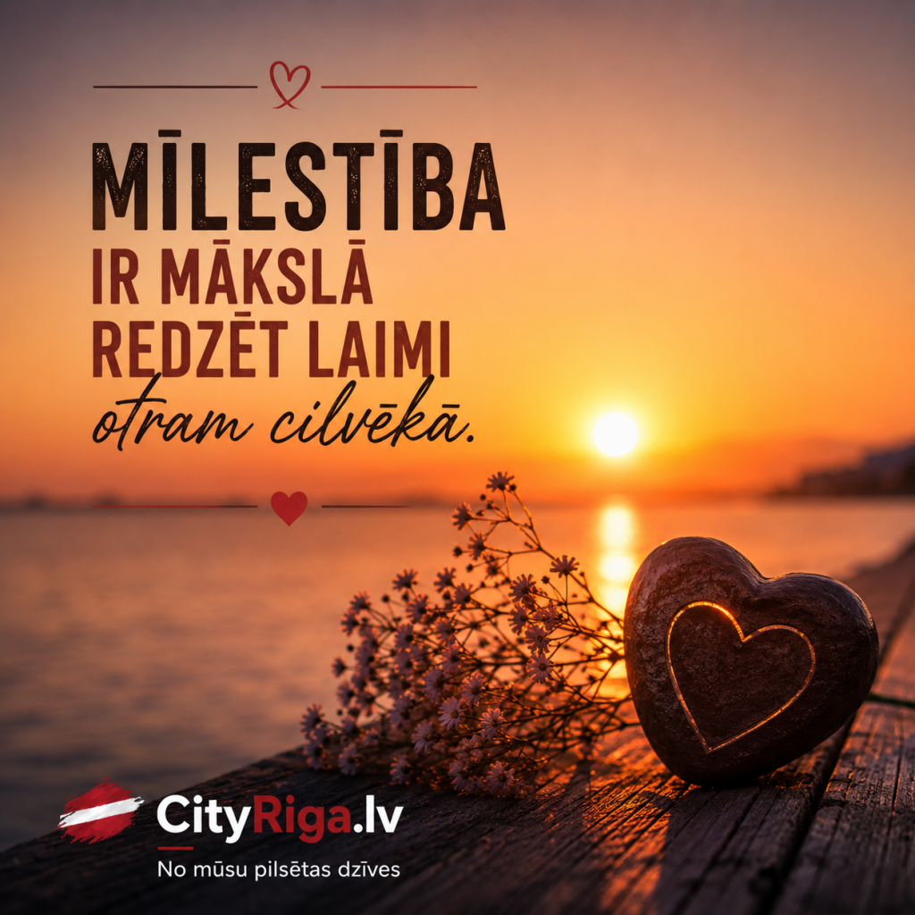 Mīlestība ir redzēt laimi otrā cilvēkā.