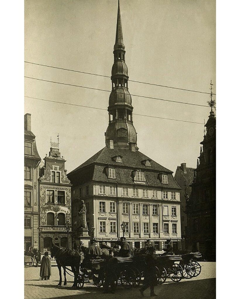 Rātslaukums. 1900. gadi