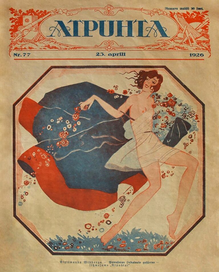 1926. gads. Žurnāla “Atpūta” aprīļa numurs.