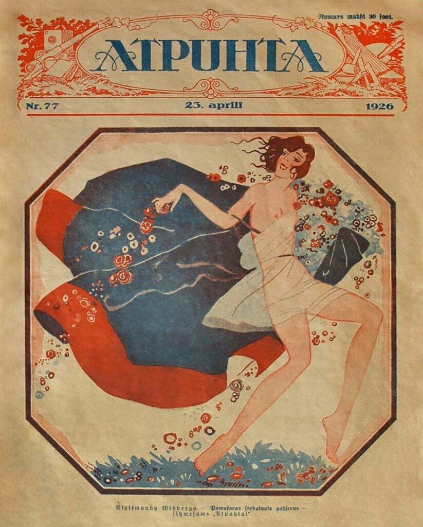 1926. gads. Žurnāla “Atpūta” aprīļa numurs.