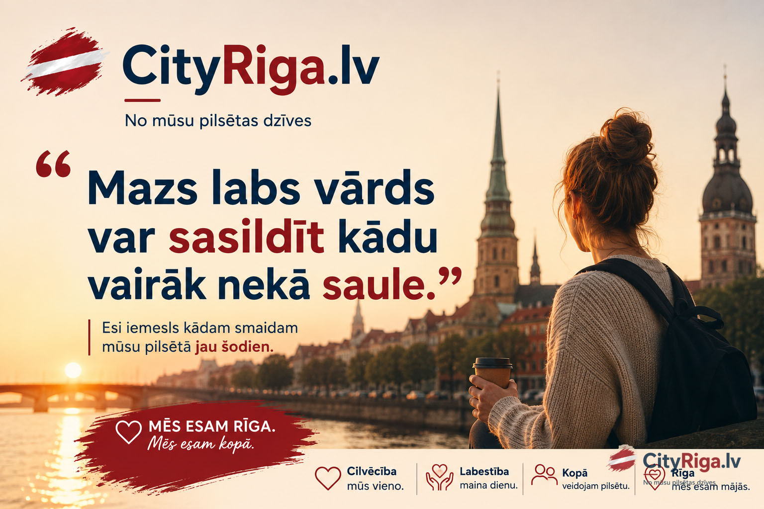 Esi iemesls kāda smaidam šodien