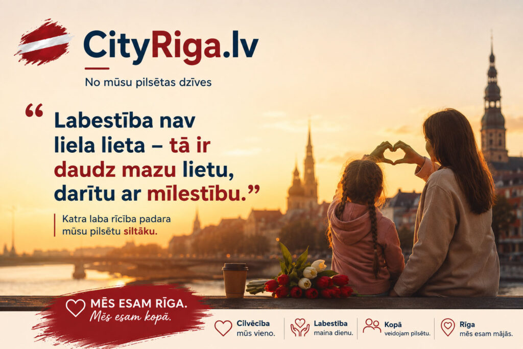 Rīga kļūst skaistāka ar katru labo darbu