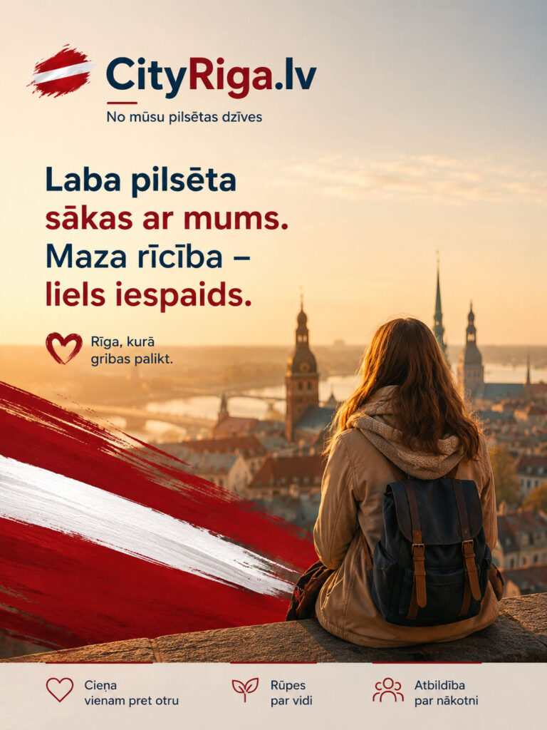 Laba pilsēta sākas ar mums pašiem