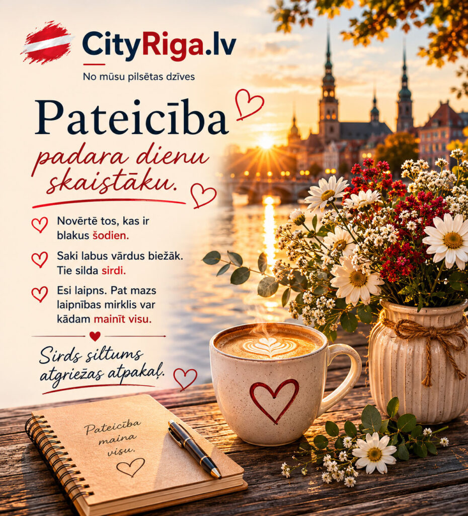 Pateicība padara dienu skaistāku
