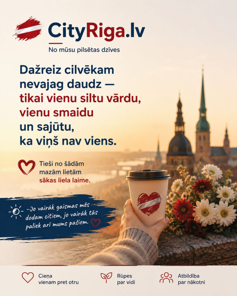 Laime sākas ar vienu siltu vārdu