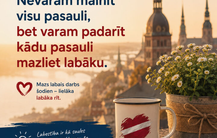 Padarīsim pasauli mazliet labāku