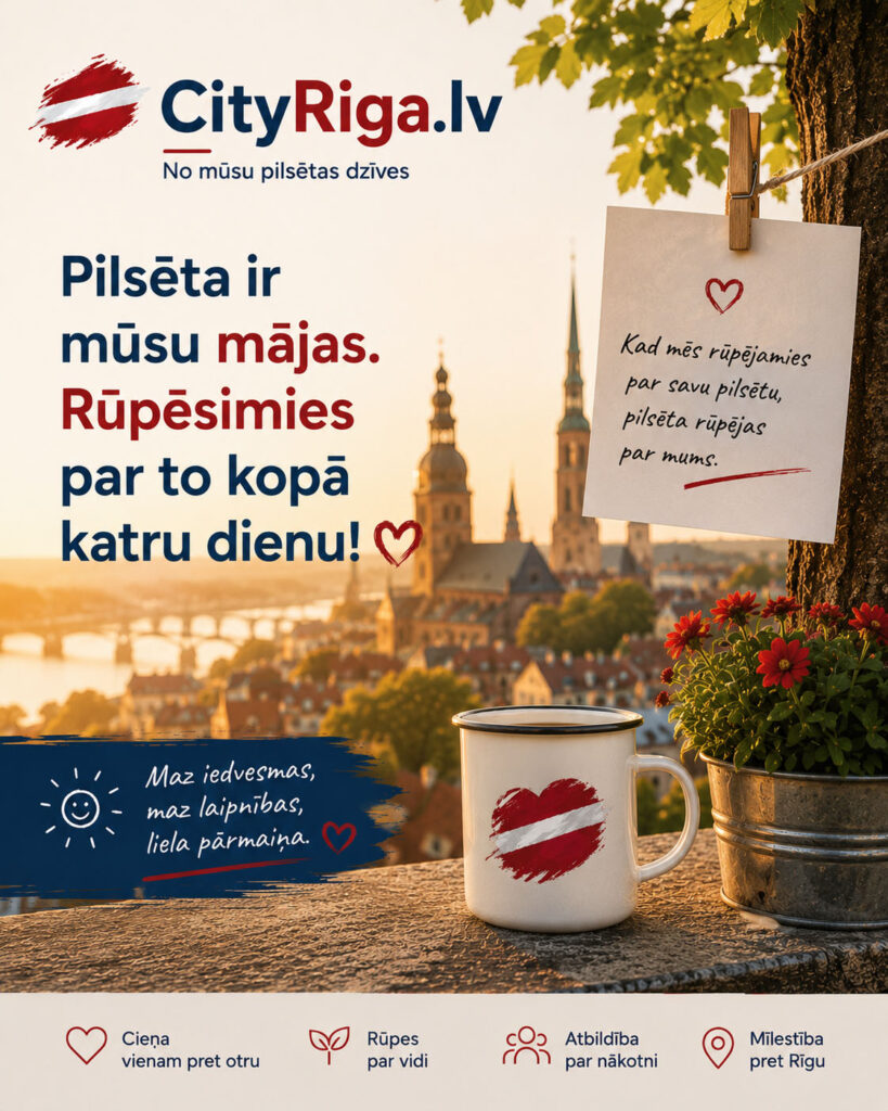 Pilsēta sākas ar mums