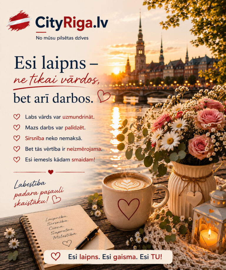 Esi iemesls kāda smaidam