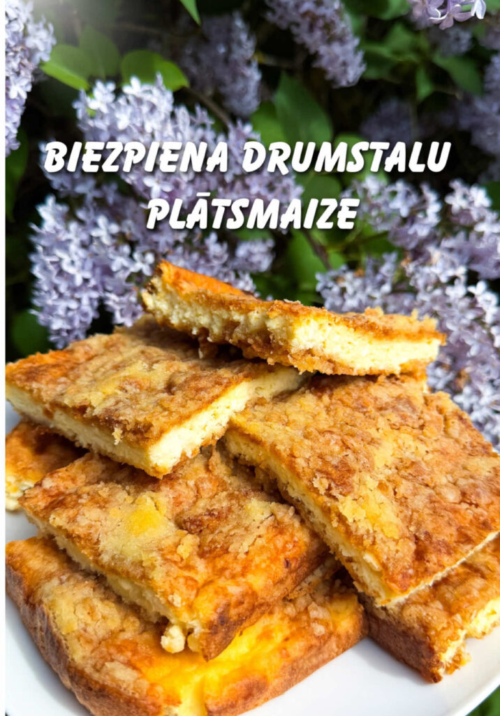 Biezpiena plātsmaize ar drumstalām