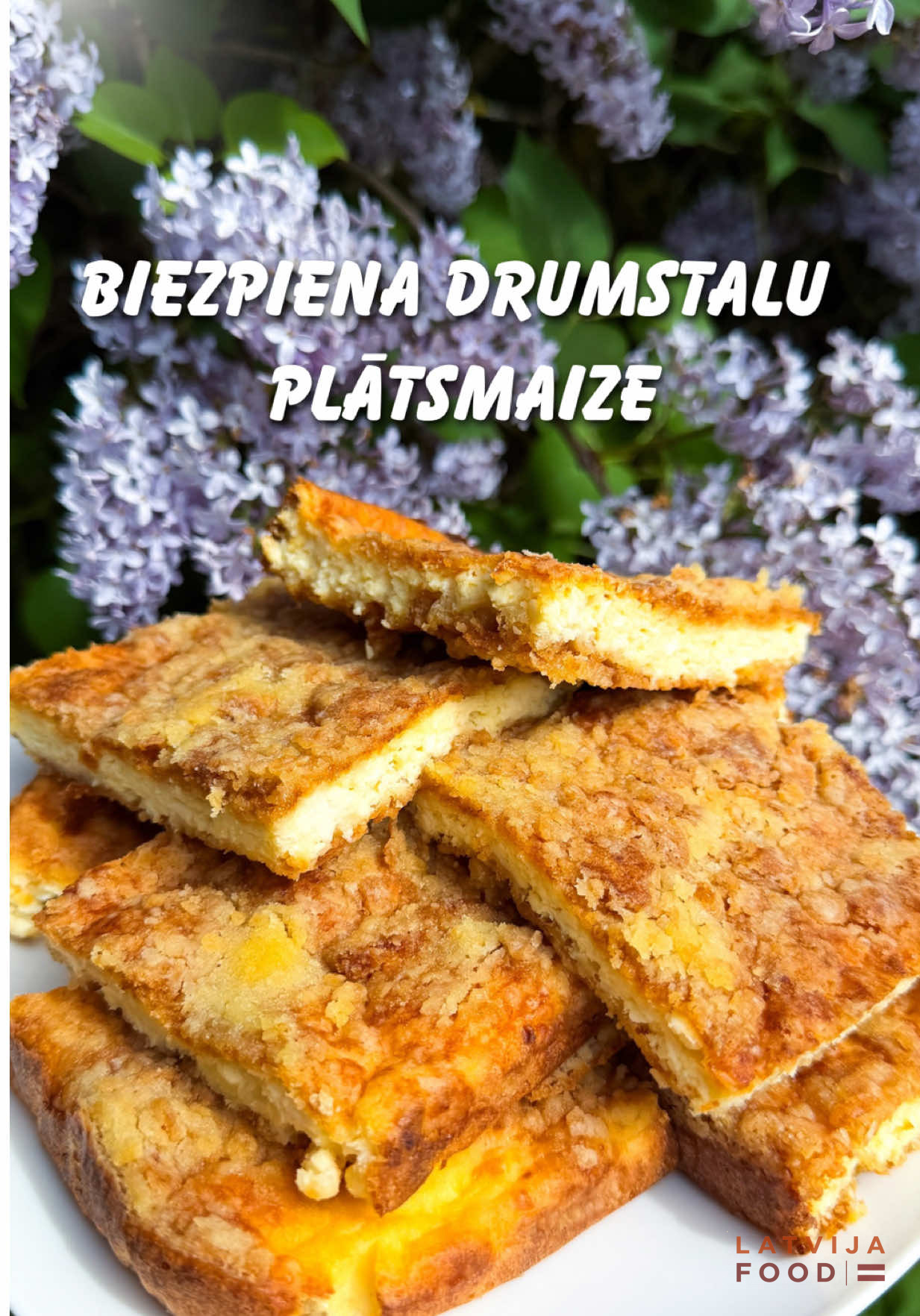 Biezpiena plātsmaize ar drumstalām