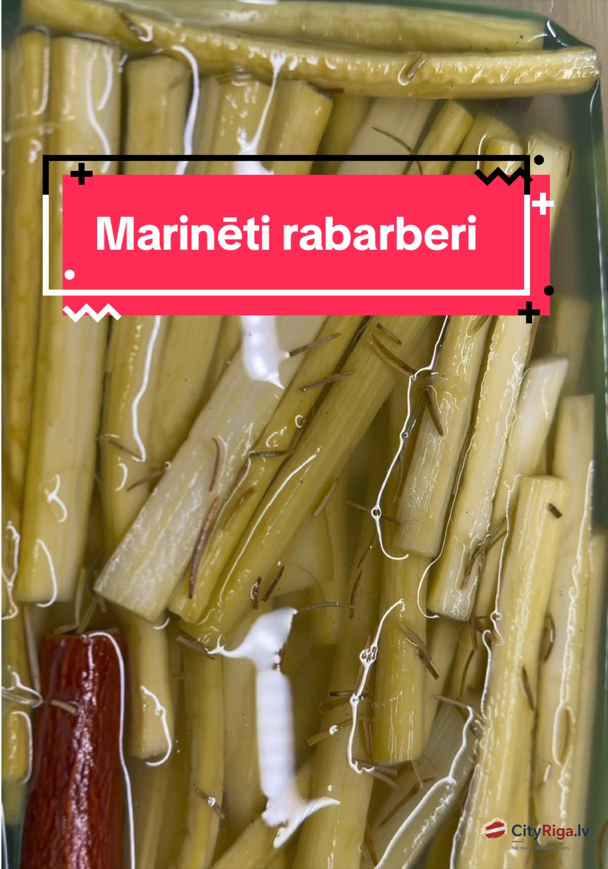 Marinēti rabarberi