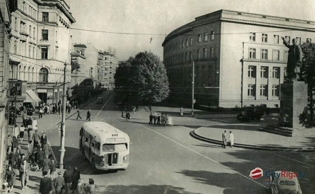 1954. gads. Kirova iela (mūsdienās – Elizabetes iela)