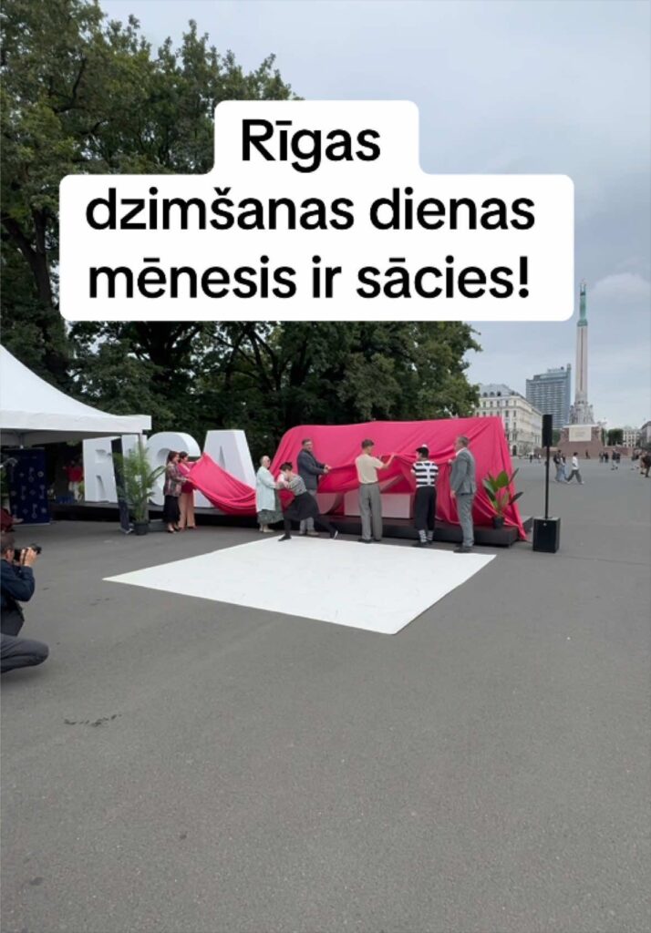 Rīgas dzimšanas dienas mēnesis ir sācies! 825