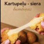 Kartupeļu bumbiņas ar sieru