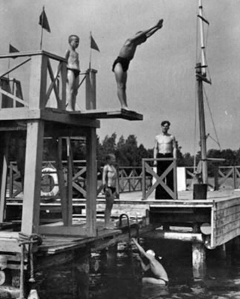 1962.gads. Peldvieta Daugavā
