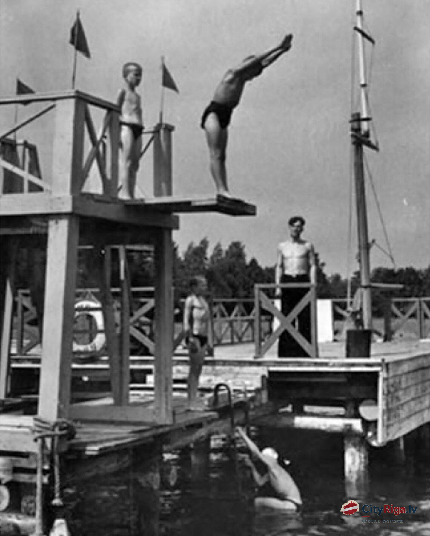 1962.gads. Peldvieta Daugavā