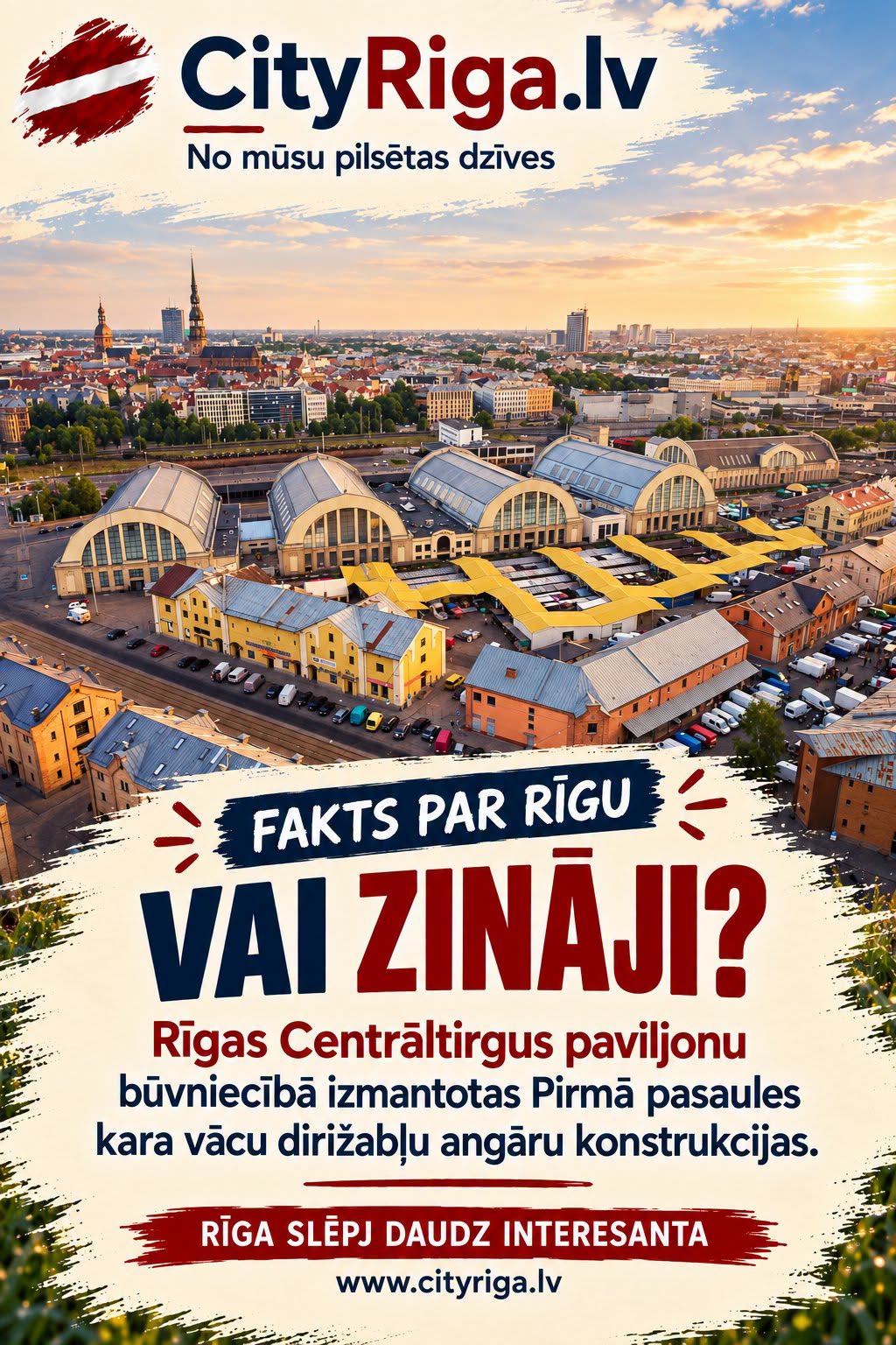 Rīgas Centrāltirgus pārsteidzošā saikne ar aviācijas vēsturi