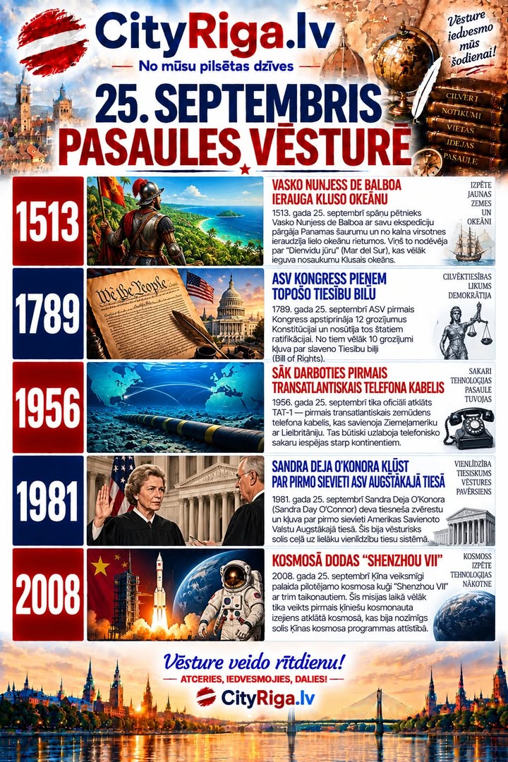 š 25. SEPTEMBRIS PASAULES VÄSTURÄ