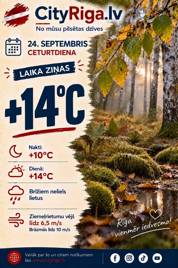Laika ziņas 24.09.2026
