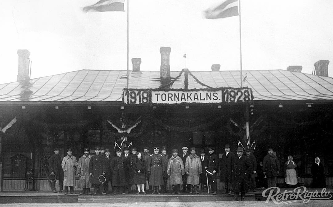 1928. gads. Torņakalna dzelzceļa stacija