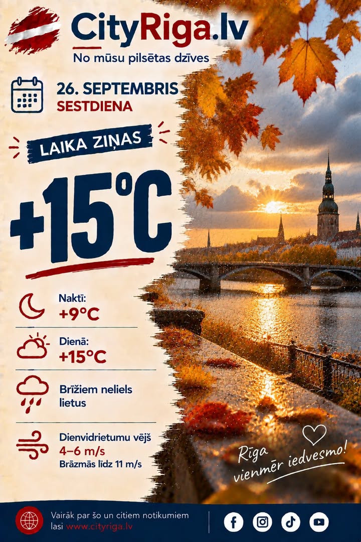 Laika ziņas 26.09.2026