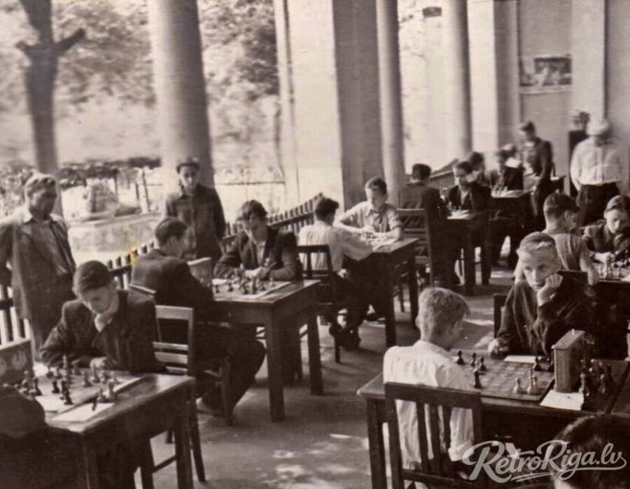Vērmanes parks. 1950. gadi