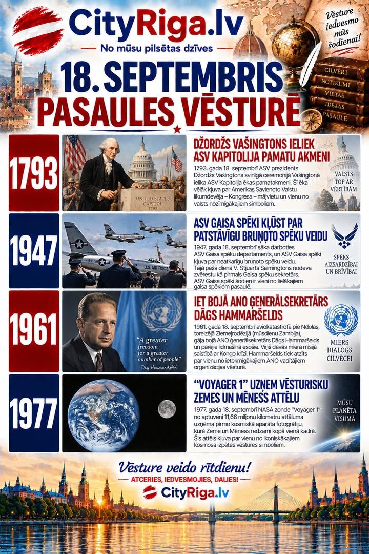 📜 18. septembris pasaules vēsturē