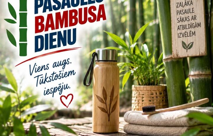 ŠODIEN ATZĪMĒ PASAULES BAMBUSA DIENU!