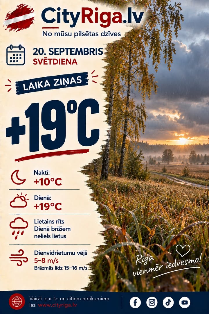 Laika ziņas 20.09.2026