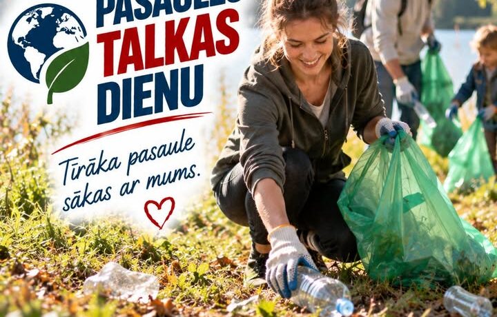 🌍🧹 ŠODIEN ATZĪMĒ PASAULES TALKAS DIENU!