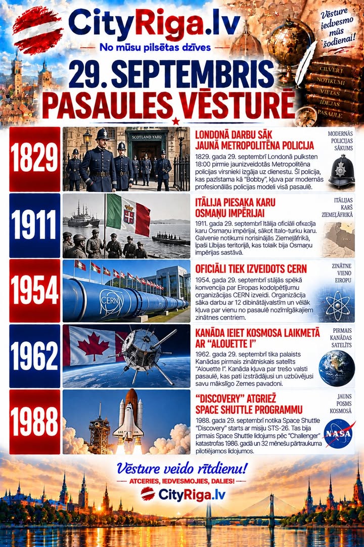 š 29. SEPTEMBRIS PASAULES VÄSTURÄ