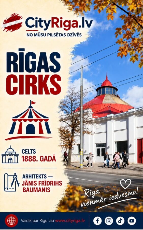 🎪 RĪGAS CIRKS — VĒSTURISKA VIETA RĪGAS CENTRĀ